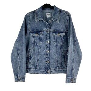 Sonoma Denim Jacket Size XL Blue‎ Stretch Pockets